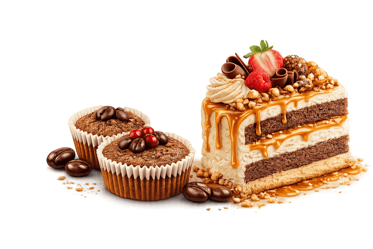 Freshly Baked Cakes & Pastries